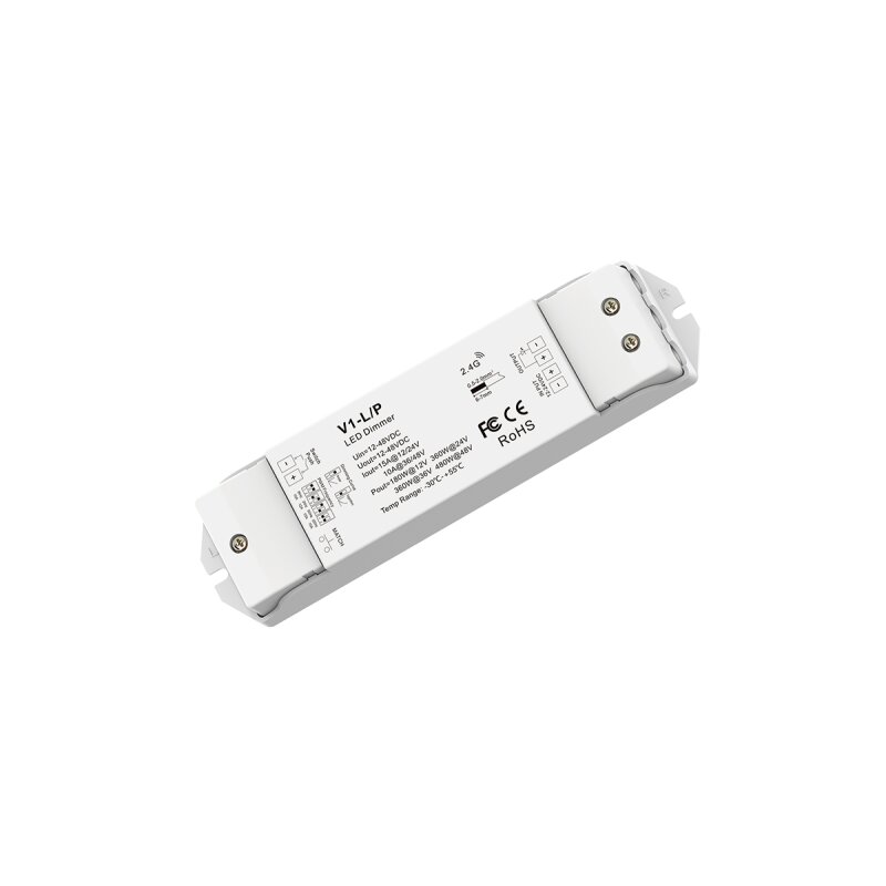 DOTLUX LED Funk-Empfaenger/Dimmer Fuer Einfarbige LED-Streifen Fusion Technologie 1x15 a 12-48V DC