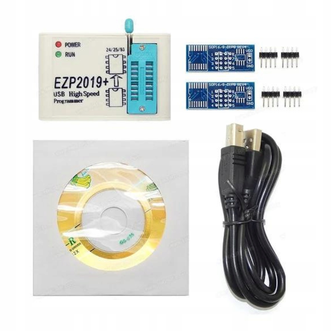 Programator EZP2019+ Z Obsługą Eeprom Flash Bios Z Podstawką ZIP16 USB
