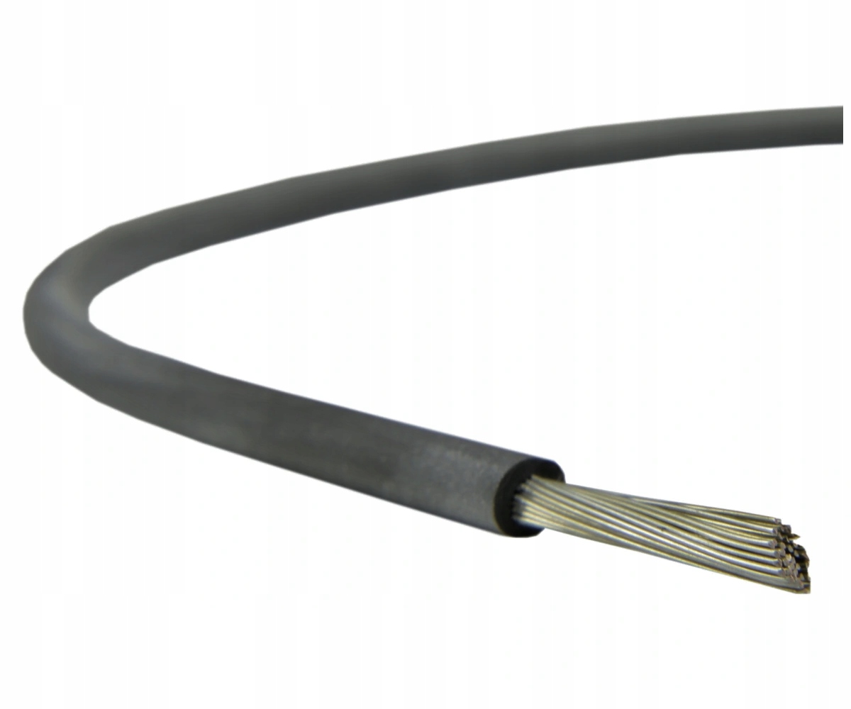 Kabel Przewód Silikonowy Czarny Sif 180°C 0,75mm2