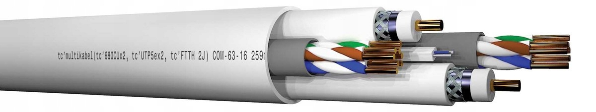 Kabel Multimedialny Tc Multikabel/350 Krążek 350m