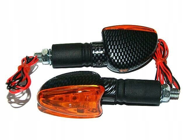 Migacze Kierunkowskazy LED Gumowe Mocowanie E11 (6331)