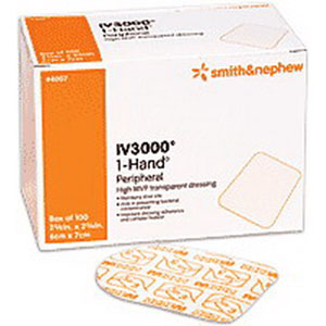 Opsite IV3000 Catheter Dressing Tape Handle, Central, 50/Box