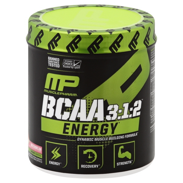 Muscle Pharm BCAA 3:1:2 Energy Dynamic Muscle Building Formula Watermelon Flavour