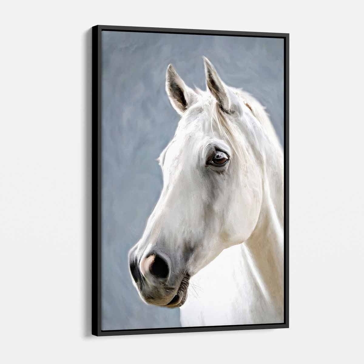 White Horse Wall Art Canvas 0701 thumbnail