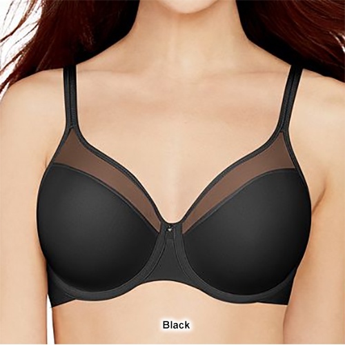 Bali One Smooth U Ultra Light Convertible T-Shirt Underwire Full Coverage Bra 3439, Dd, Blue thumbnail