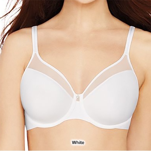 Bali One Smooth U Ultra Light Convertible T-Shirt Underwire Full Coverage Bra 3439, D, Blue thumbnail