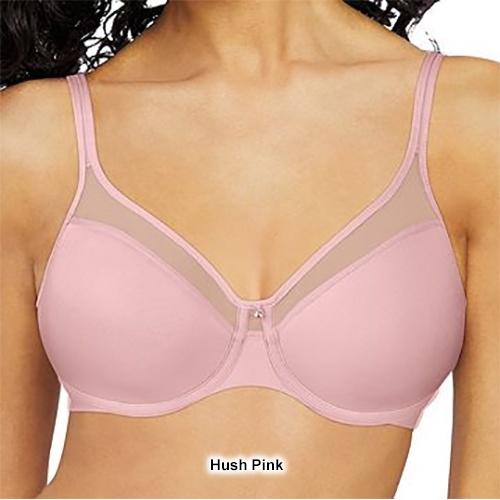 Bali One Smooth U Ultra Light Convertible T-Shirt Underwire Full Coverage Bra 3439, D, Blue thumbnail