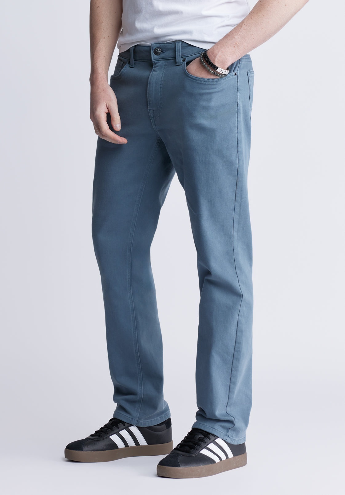 Buffalo Jeans Men's Straight Six Freedom Flex Pants, Mirage Blue - Size: 33 thumbnail