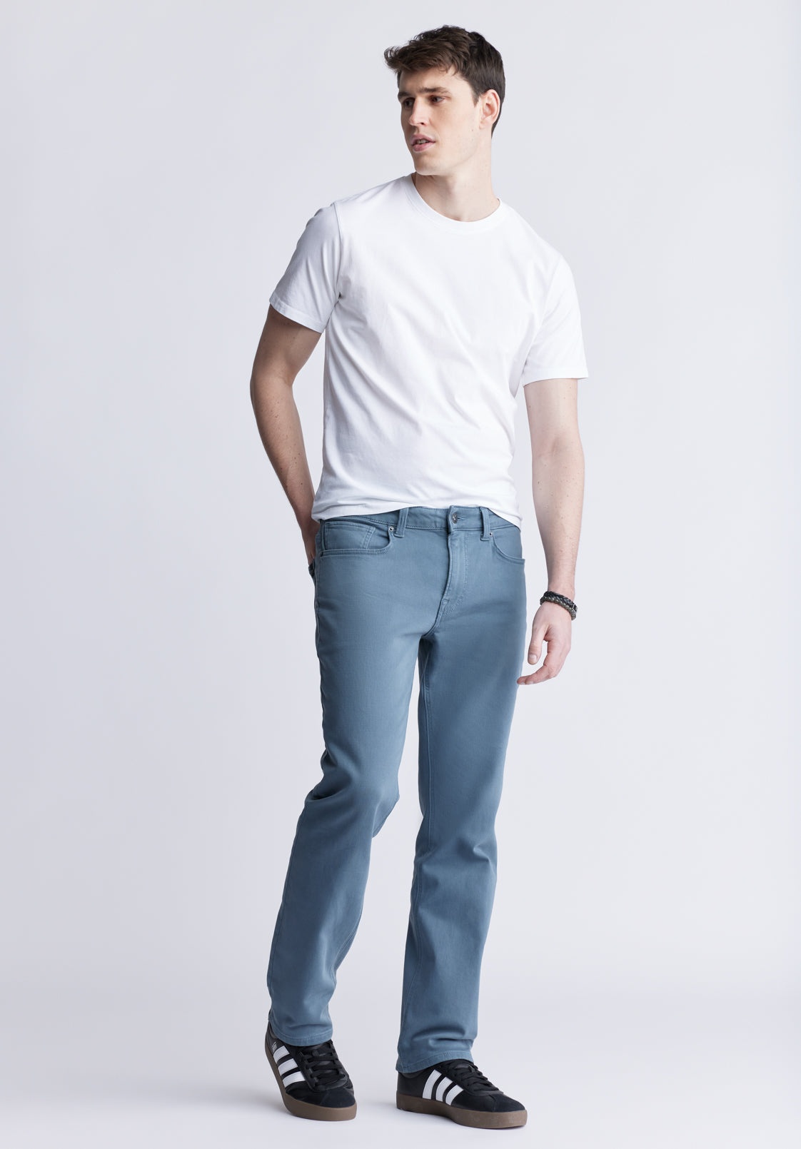 Buffalo Jeans Men's Straight Six Freedom Flex Pants, Mirage Blue - Size: 33 thumbnail