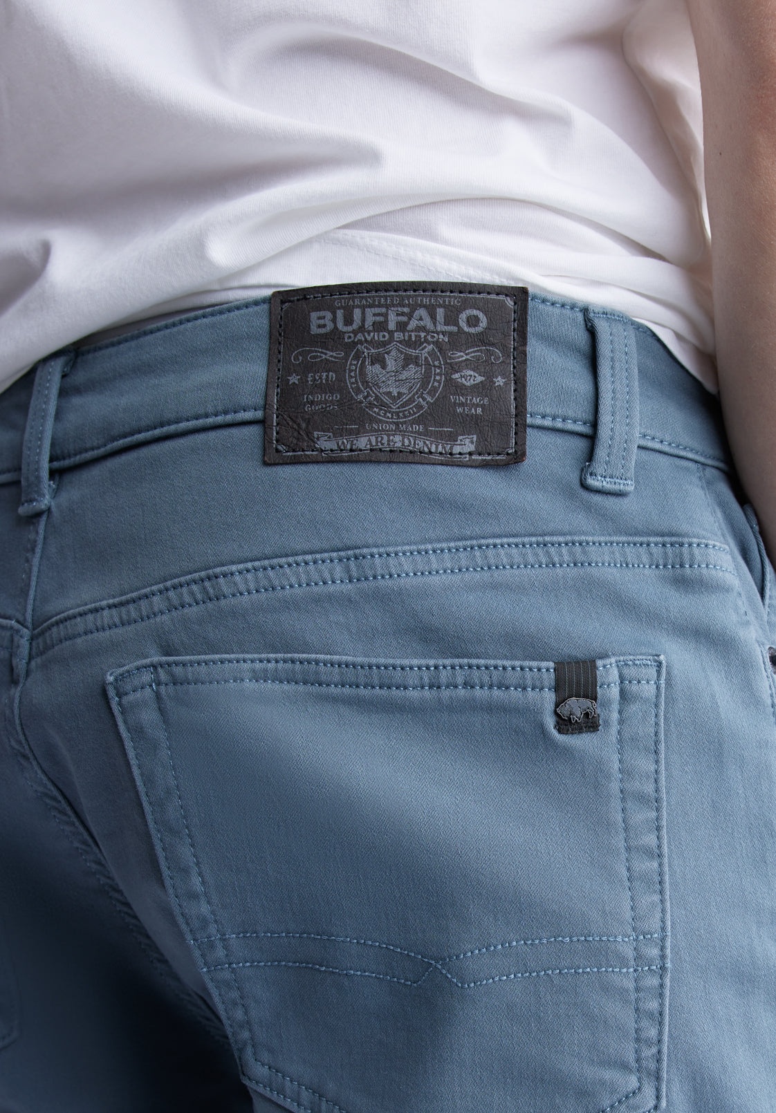Buffalo Jeans Men's Straight Six Freedom Flex Pants, Mirage Blue - Size: 33 thumbnail