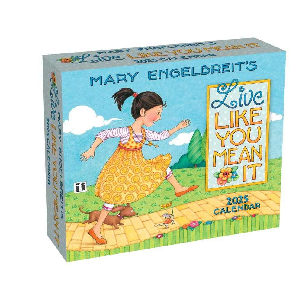 Mary Engelbreit 2025 Desk Calendar - Live Like You Mean It