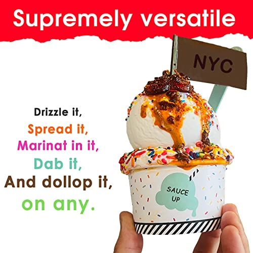 SAUCE up 100% Natural Artisan Chili-Crisp 6oz- Premium 13 Ingredients, Vegan, Keto, GF, Zero Msg, Flavor Bomb, Crafted in NYC(Hot, Sweet, Crispy, Umam thumbnail