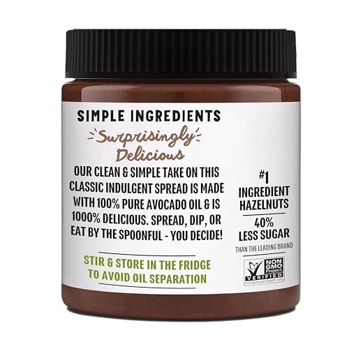 Chosen Foods Vegan Non-GMO Chocolate Hazelnut Spread with Avocado Oil 12 Oz thumbnail