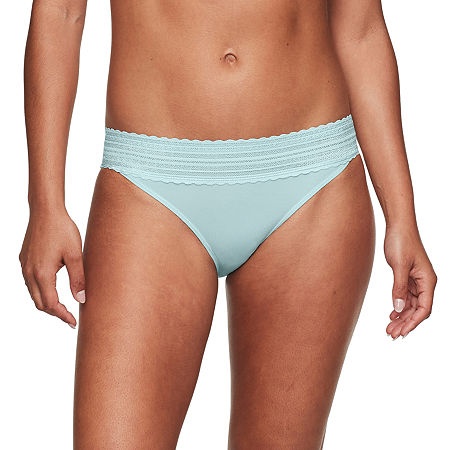 Warners No Pinching, No Problems Lace Bikini- 5509, 3x-large, Green