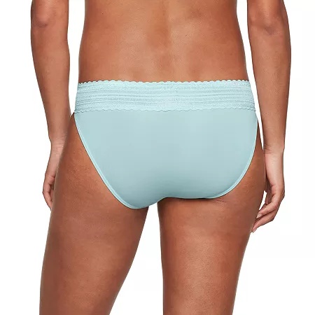 Warners No Pinching, No Problems Lace Bikini- 5509, Large, Green thumbnail