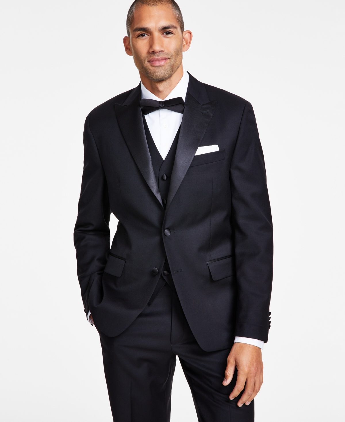 ボス 専用ページ Michael Kors Mens Classic fit Tuxedo Suit Jacket Blazer 44 R