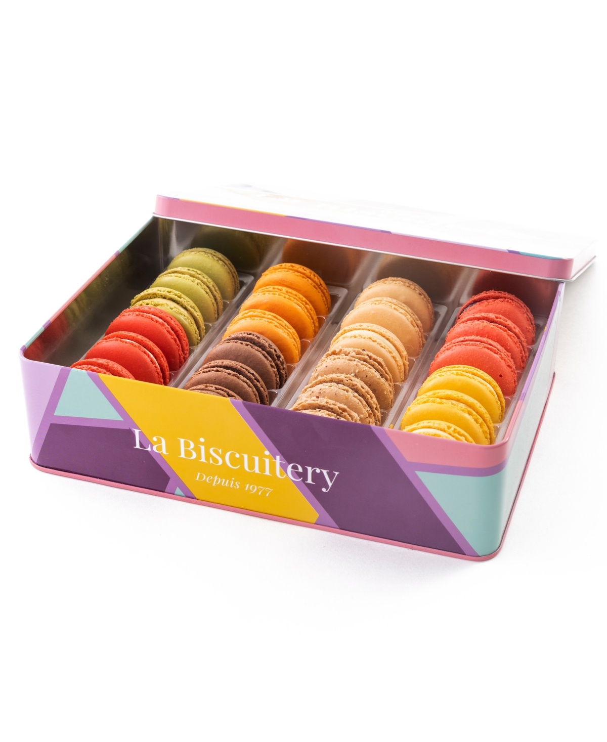 La Biscuitery 24 Piece Assorted Macarons