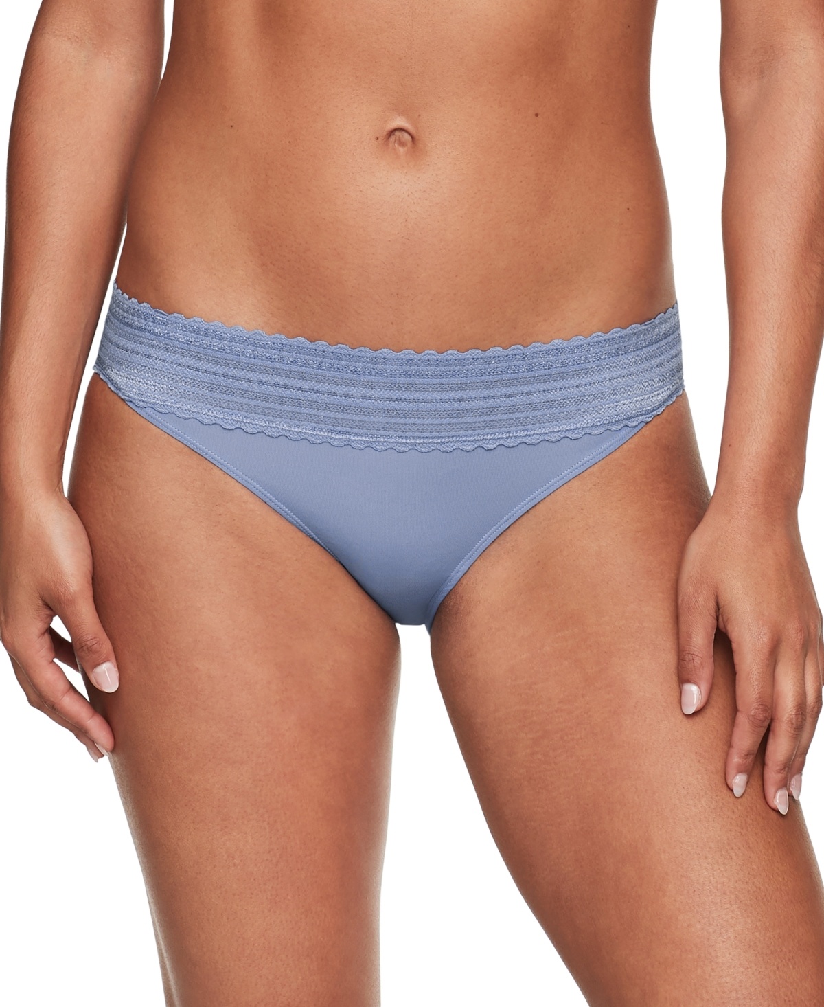 Warner's Women's No Pinching, No Problems Lace Bikini Underwear 5509 - Periwinkle