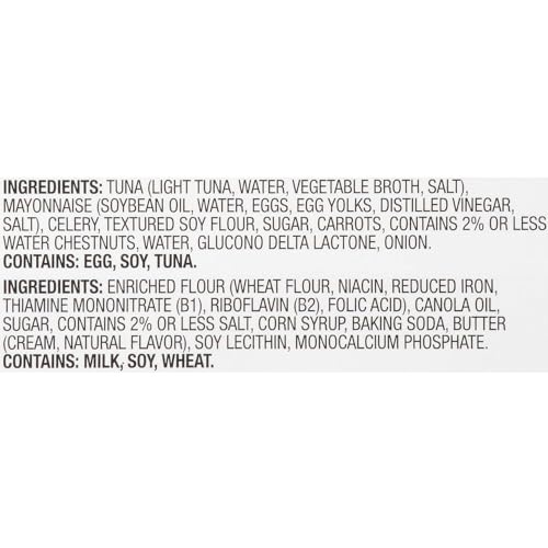 (4 Pack) Bumble Bee Snack on the Run Tuna Salad with Crackers Kit  Wild Caught  Ready to Eat  8g Protein per Serving  Shelf Stable Box  3.5 Oz  (4 Pac thumbnail