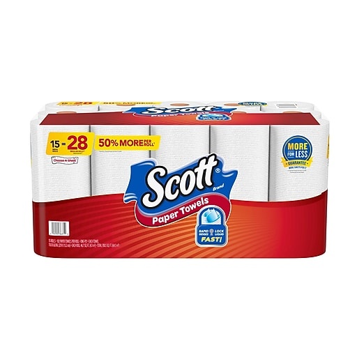 Scott KCC55417 Double Roll Paper Towels - 15 per Pack - Case of 15