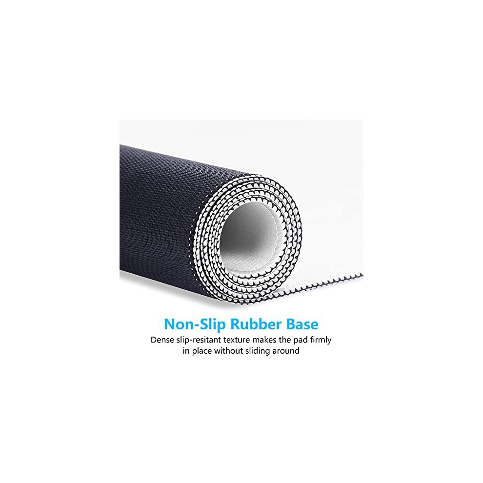 Large Mouse Pad, Extended Gaming Mouse Pad with Stitched Edges, Waterproof Desk Pads with Non-Slip Base, Computer Keyboard Pad, Big Mouse Mat for thumbnail