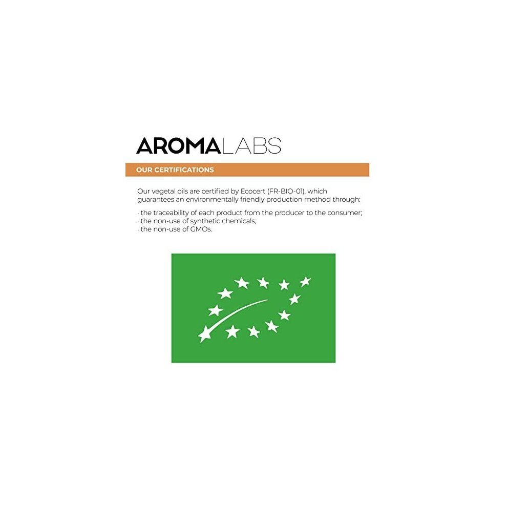 ORGANIC - SWEET ALMOND Oil - 250mL - 100% Pure, Natural, Cold Pressed and AB Certified - AROMA LABS (French Brand) thumbnail