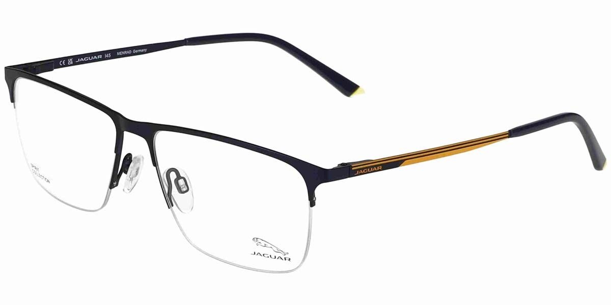 Jaguar 3619 3101 Men's Eyeglasses Blue Size 56 - Blue Light Block Available
