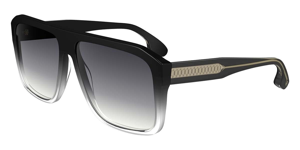 Victoria Beckham Woman VB671S 009 Sunglasses Acetate Black  Squared Normal Normal