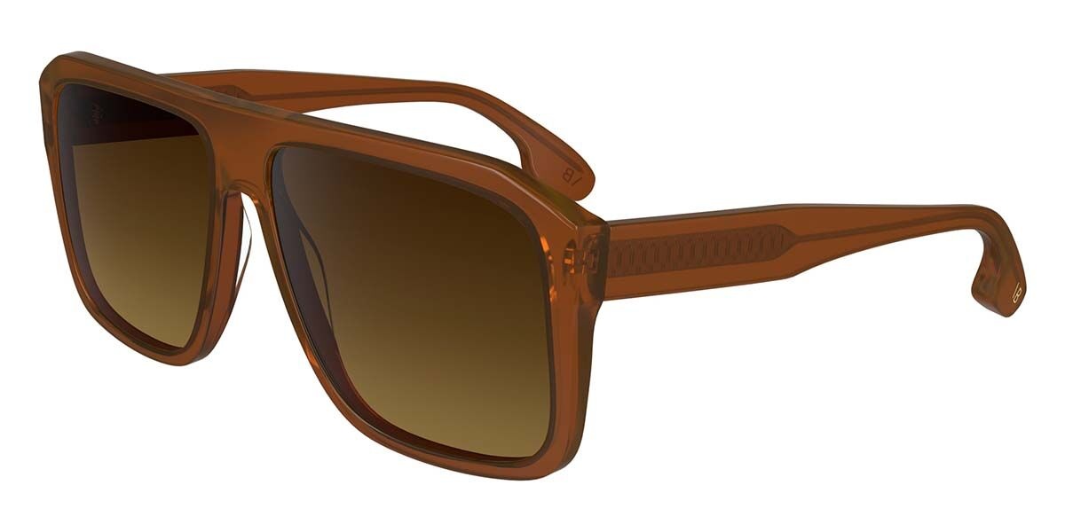 Victoria Beckham Woman VB671S 240 Sunglasses Acetate Brown  Squared Normal Normal