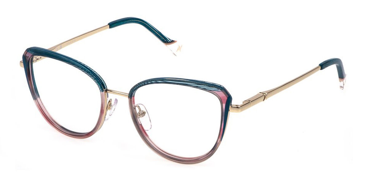 Yalea VYA130V RIGOBERTA 0492 Women’s Eyeglasses Pink Size 52 - Blue Light Block Available
