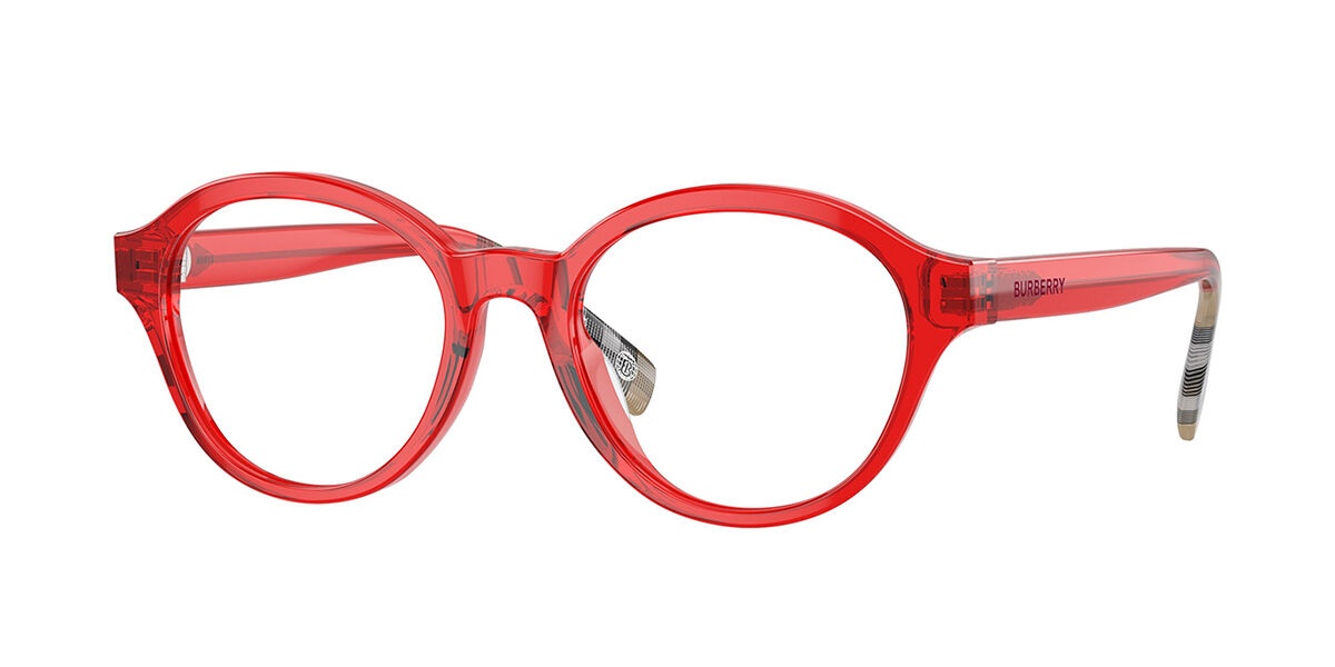 Burberry JB2006F Kids Asian Fit 4081 Kids' Glasses Red Size 48 - Free Lenses - Blue Light Block Available