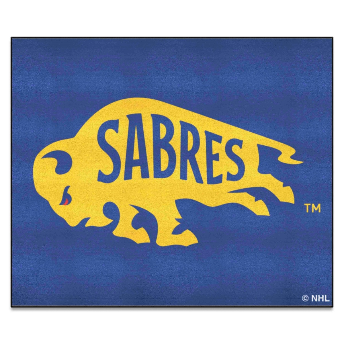 38519 5 X 6 Ft. Buffalo Sabres Tailgater Rug, Blue