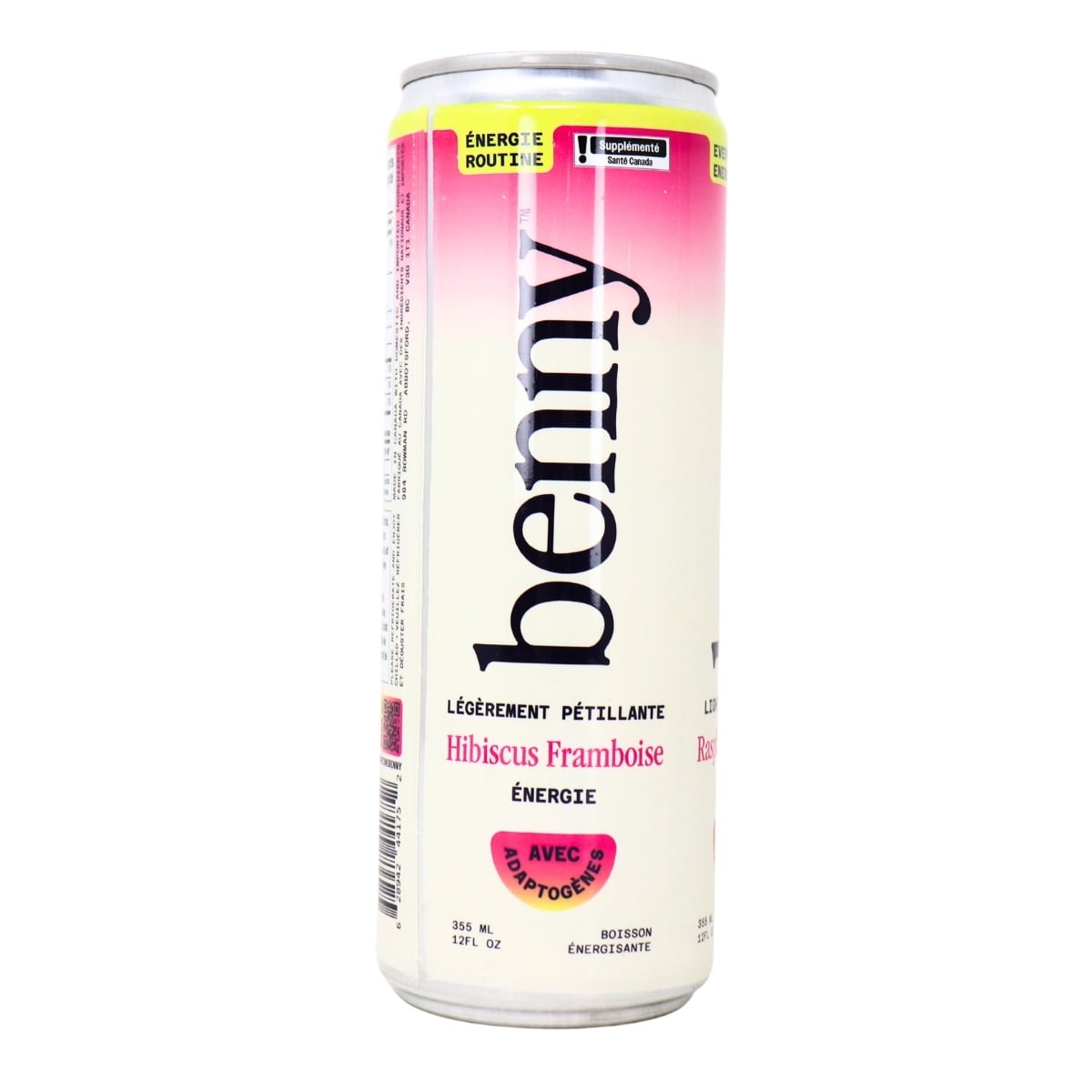 Benny Raspberry Hibiscus Lightly Sparkling Energy Drink - 12 Fl Oz Can thumbnail