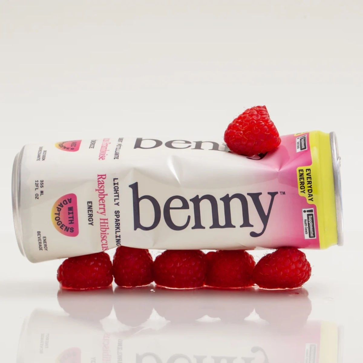 Benny Raspberry Hibiscus Lightly Sparkling Energy Drink - 12 Fl Oz Can thumbnail