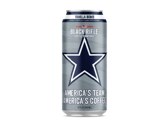 (12 Pack) Black Rifle Coffee Company Vanilla Bomb Dallas Cowboys