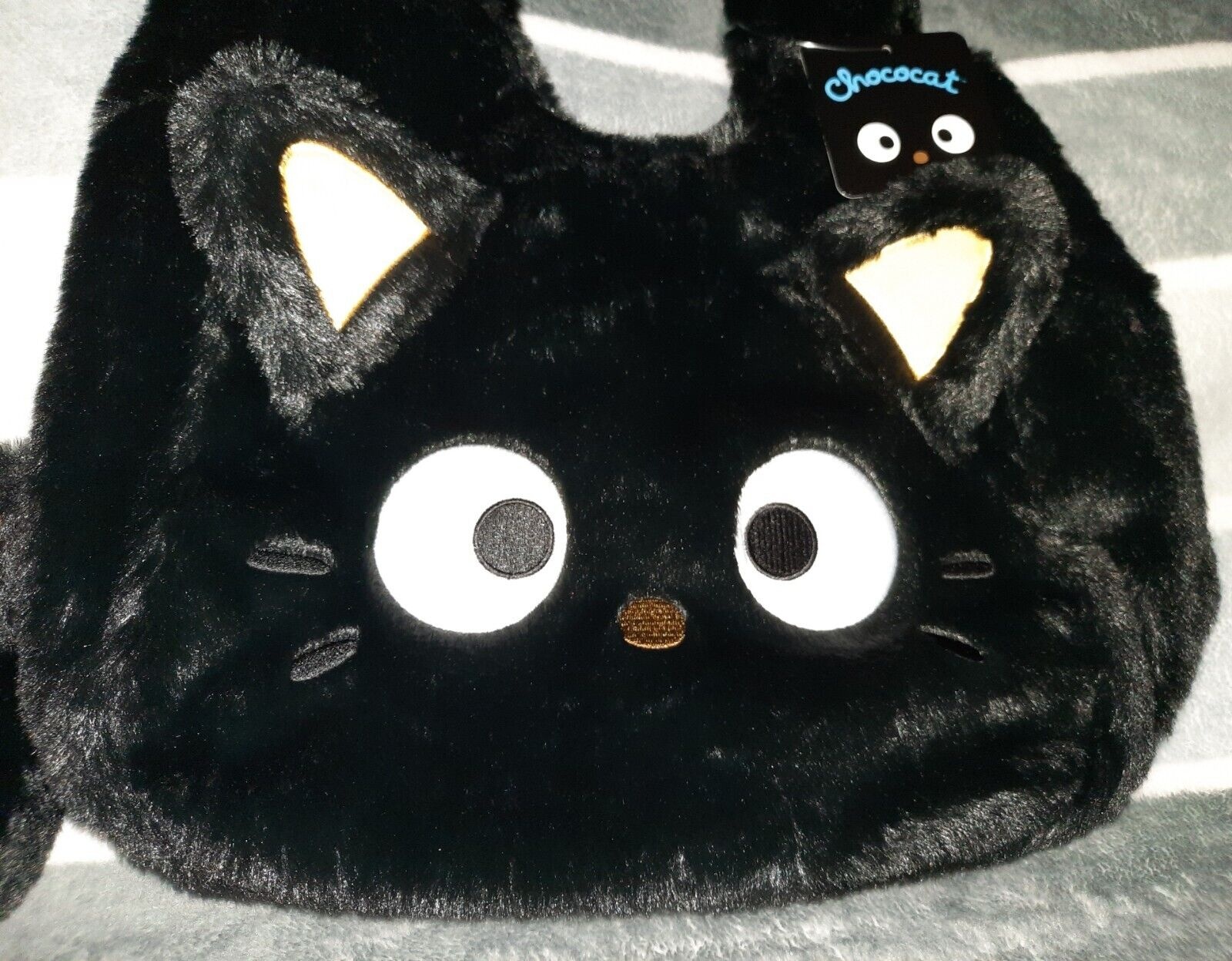 Chococat Plush Shoulder Bag & Zipper Pouch Set *They Have Tails* Sanrio NWT ???????? thumbnail