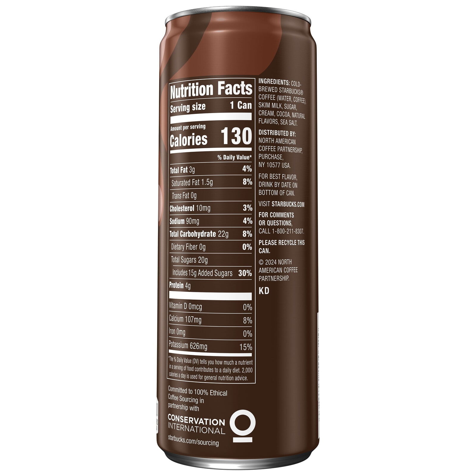 Starbucks Cold Brew Coffee Chocolate Cream Flavor 11 Fl Oz Cans (12 Pack) Home thumbnail