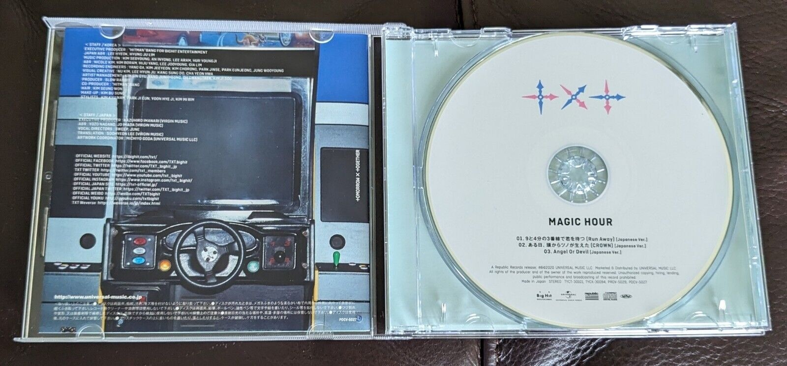 Used TXT Tomorrow X Together Magic Hour Japanese Universal Music Limited Edit.CD thumbnail