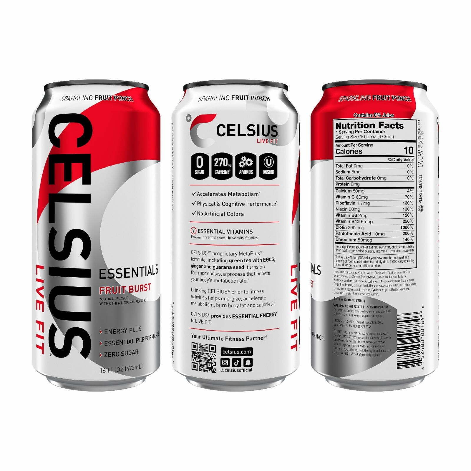 Sparkling Sunset Variety Pack, Performance Energy Drink 16 Fl Oz (Pack of 12) thumbnail