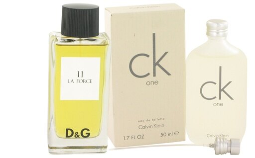 Gift Set  La Force 11 by Dolce & Gabbana EDT Spray (Tester) 3.3 Oz and  CK ONE EDT Pour/Spray (Unisex) 1.7 Oz
