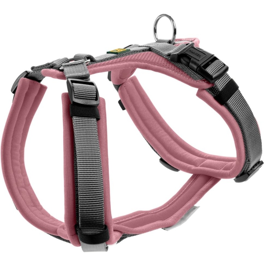 HUNTER Maldon Geschirr Für Hunde - Altrosa-grau - Breite 40 Cm - Länge 36 Cm (L)