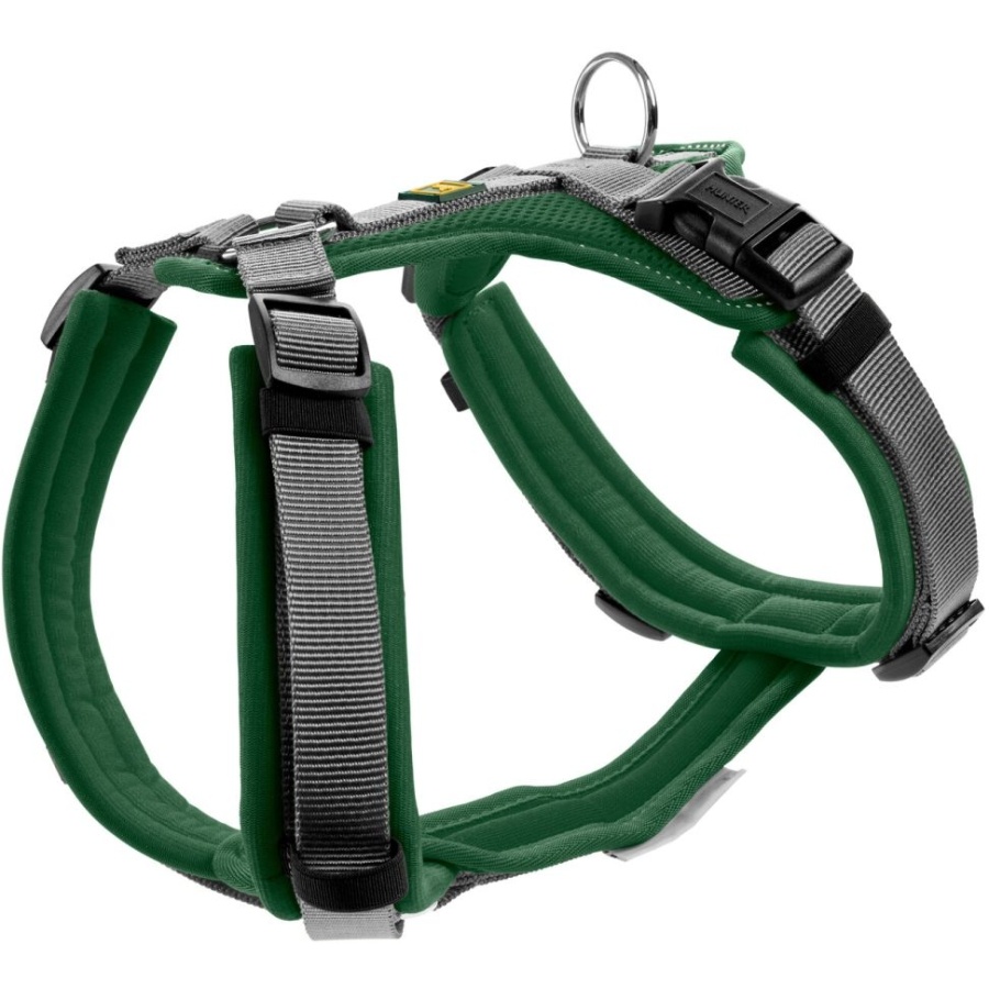 HUNTER Maldon Geschirr Für Hunde - Dunkelgrün-grau - Breite 18 Cm - Länge 16 Cm (XS)