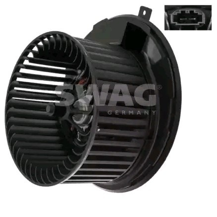 SWAG 30 94 9862 Blower Motor for Right-hand Drive Vehicles, with Electric Motor