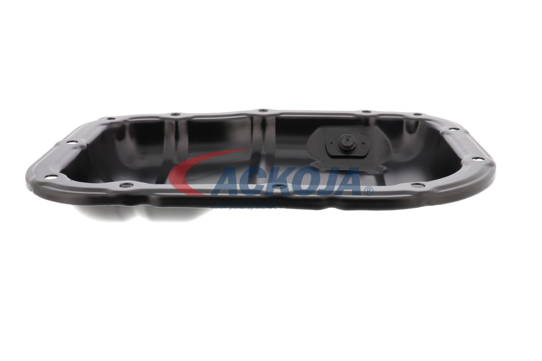 ACKOJA Oil Sump A70-0255 with Oil Drain Plug Sheet Steel Without Oil Sump Gasket, with Seal Ring