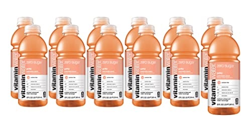 Vitaminwater Zero Sugar Gutsy Bottles, 20 Fl Oz, 12 Pack