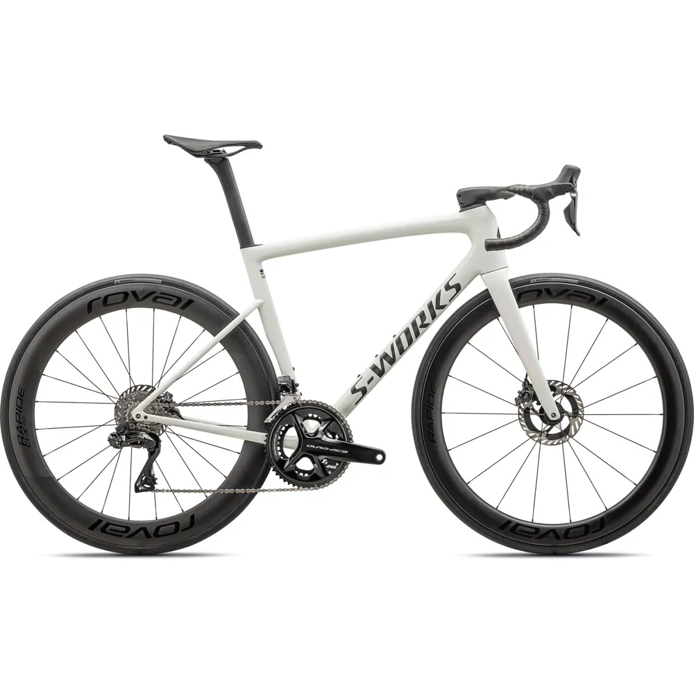 Specialized Tarmac SL8 S-Works Shinano Dura Ace Di2 Road Bike 2024 Satin Fog Tint/Green Ghost Pearl
