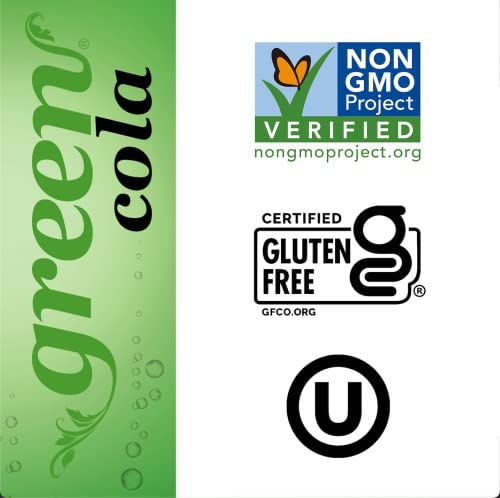 Green Cola - Sugar Free, Zero Calories, Naturally Sweetened with 100% Stevia Leaf Extract, Carbonated Soda, 100% Cola Taste, 12 Fl Oz Each Can - Pack thumbnail