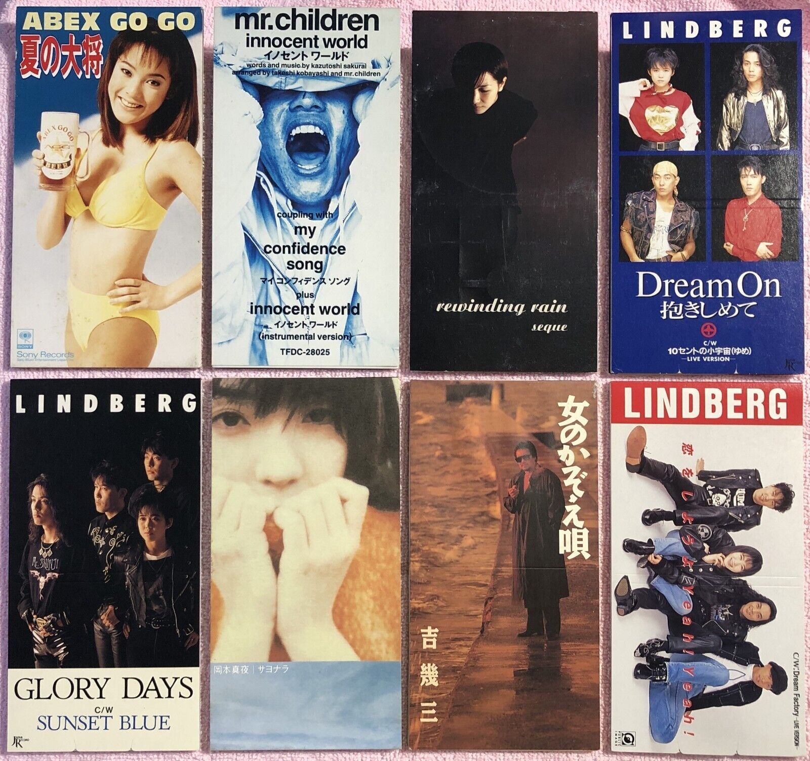 Japan 3” CD Singles Various Mayo Okamoto Glay Linberg Tokio Mr. Children 8cm thumbnail