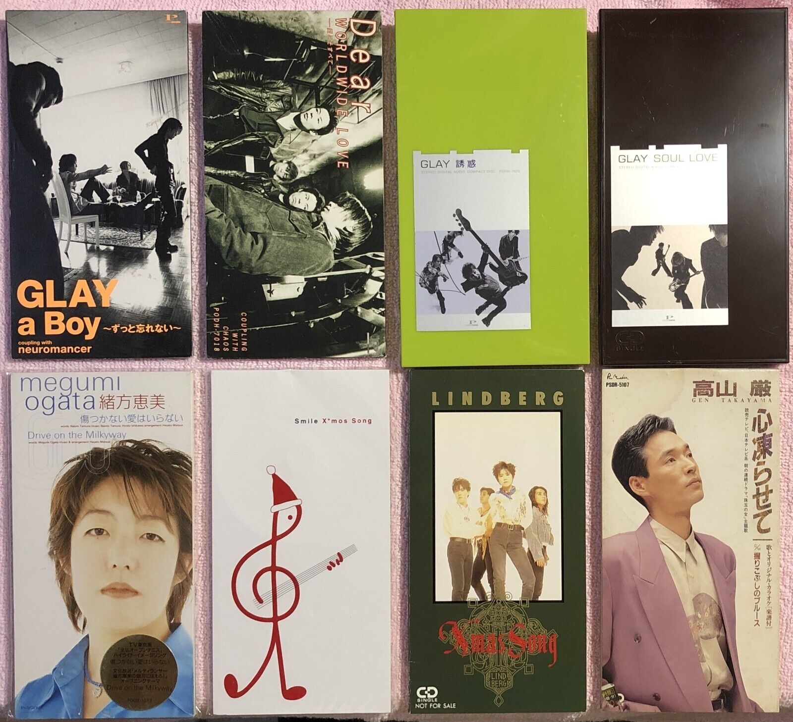 Japan 3” CD Singles Various Mayo Okamoto Glay Linberg Tokio Mr. Children 8cm thumbnail