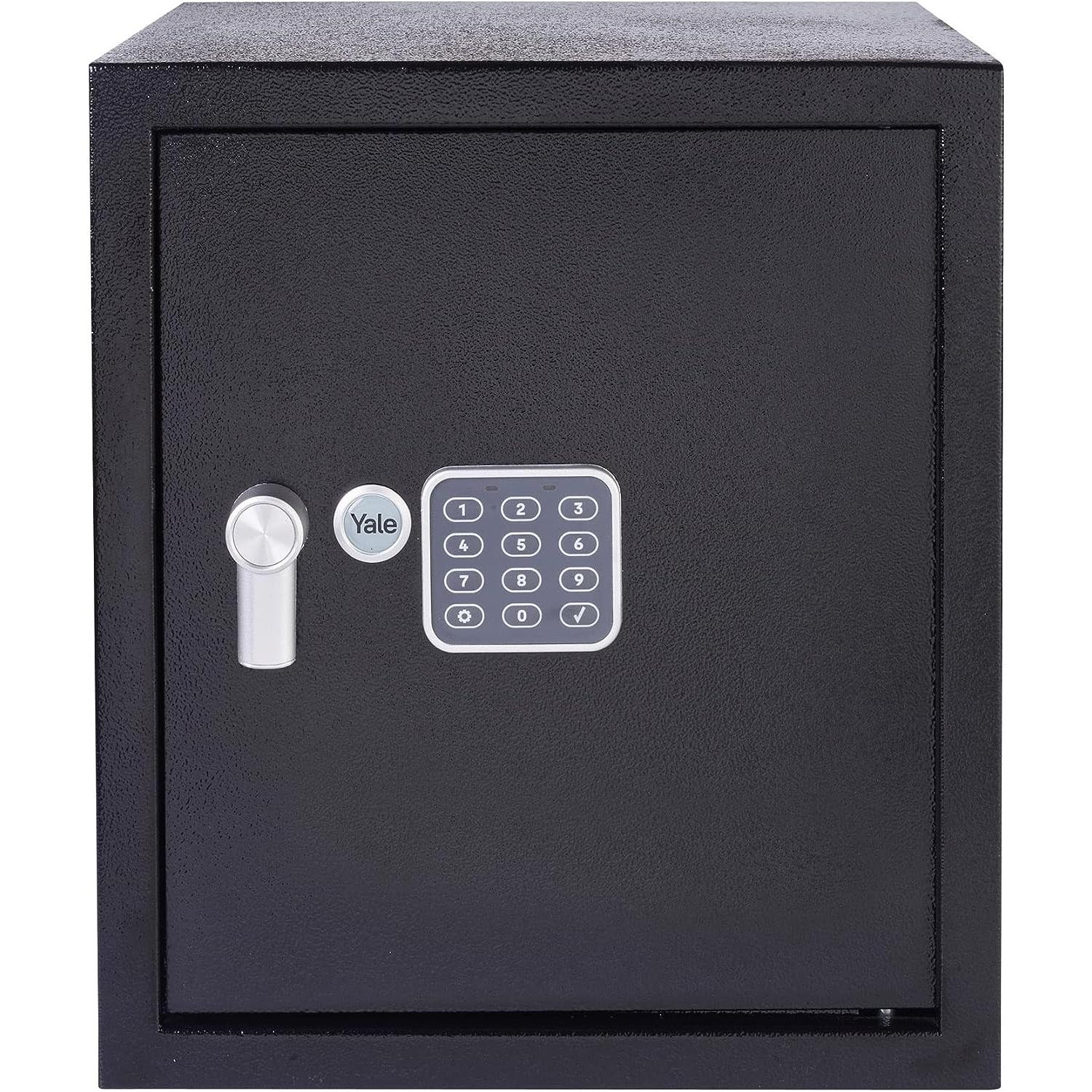 YALE YSV/390/DB2 Home Safe Combination/Key, Secure & Easy-Use Safe